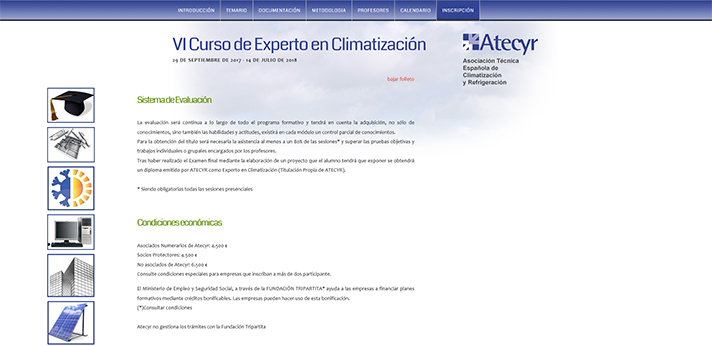 VI Curso de Experto en Climatización de Atecyr