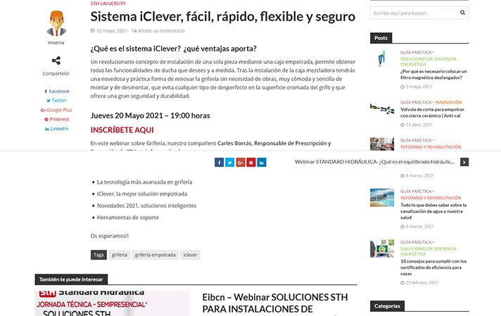 STH University: Sistema iClever