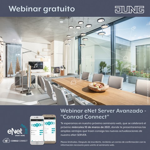 Webinar Jung: “eNet Server Avanzado - Conrad Connect"