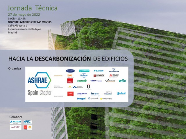 Jornada Técnica ASHRAE "Hacia la descarbonización de edificios"