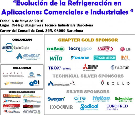 Jornada Ashrae "Evolución de la Refrigeración en Aplicaciones Comerciales e Industriales"