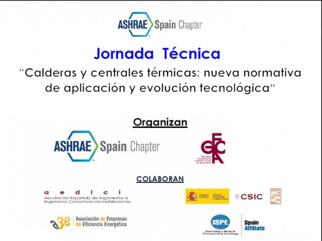 Jornada Ashrae sobre "Calderas y Centrales Térmicas"