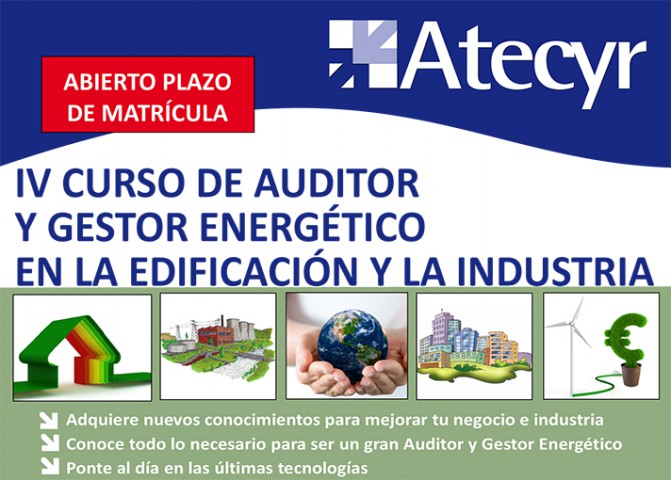 IV curso de Auditor y Gestor Energético en la Edificación y la Industria