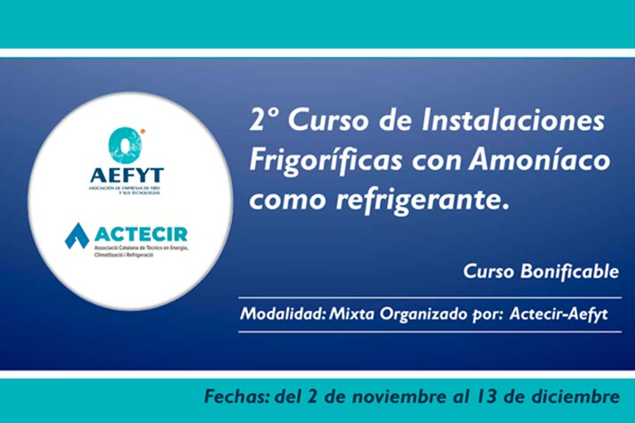 2º Curso de Instalaciones Frigoríficas con Amoníaco como refrigerante