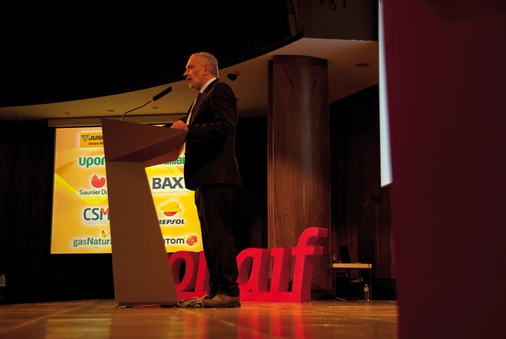 Esteban Blanco, presidente de Conaif, durante el Congreso 2013