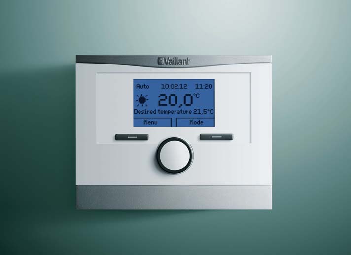 La gama de termostatos y cronotermostatos modulantes de Vaillant incluye modelos para todas las necesidades