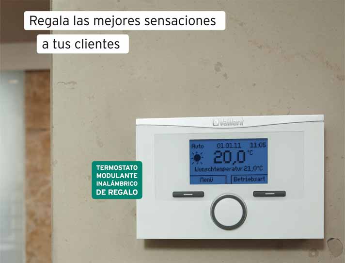 Promoción termostato modulante + calderas de condensación