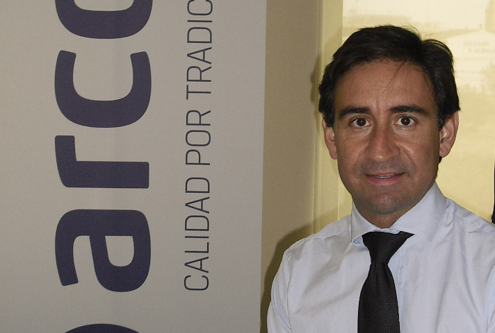 Juan Piqueras, en la sede de Válvulas Arco en Valencia