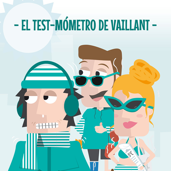 Con el #TestmometroVaillant se puede conocer la ´personalidad térmica‘ de cada uno 