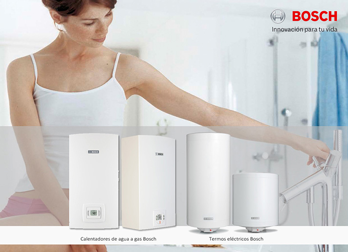 Bosch ha introducido una nueva línea de equipos domésticos para la producción de agua caliente