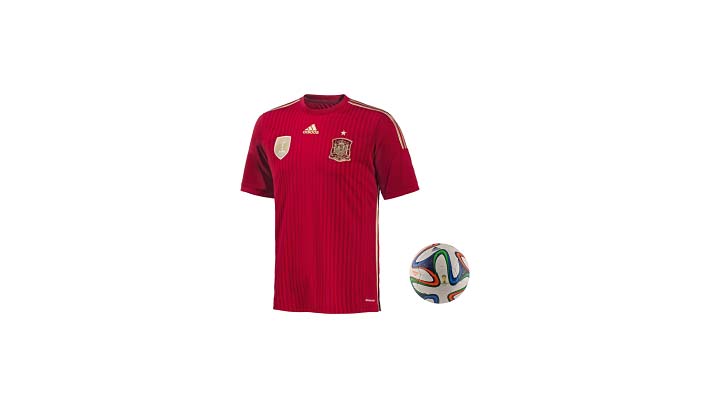 Los instaladores pueden conseguir camisetas oficiales de la Selección Española y el balón del Mundial, entre otros productos