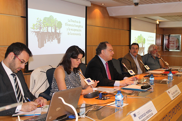 Esta jornada sobre eficiencia energética se desarrolló en la sede de la Comisión Europea en Madrid