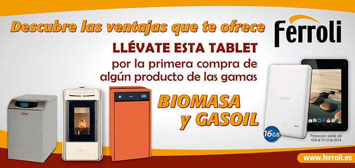 Esta nueva promoción de Ferroli está dirigida a los instaladores