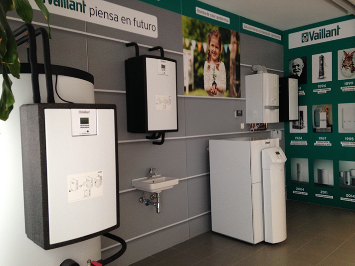 El showroom está ubicado en el centro de I+D para bombas de calor de Vaillant Group en Vitoria