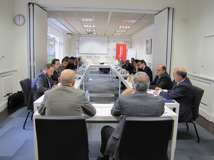 Todos los integrantes de la Mesa Redonda reunidos en Madrid por el 25 aniversario del Grupo Atlantic