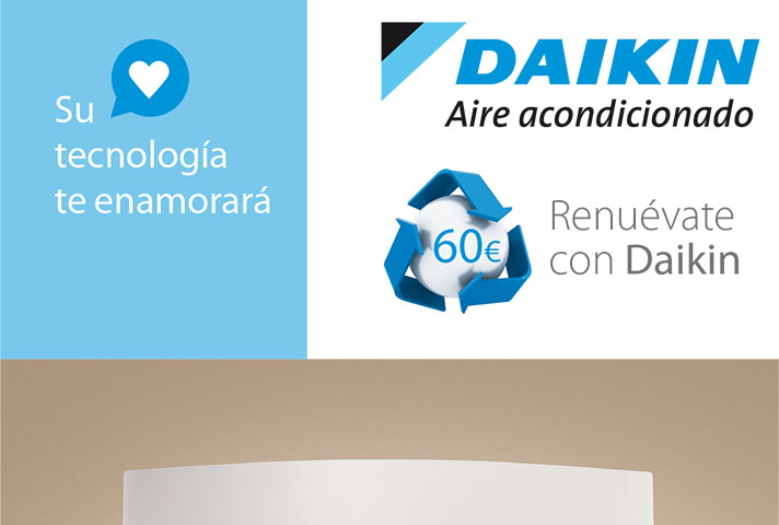 Daikin pone en marcha un año más su particular “Plan Renove” 