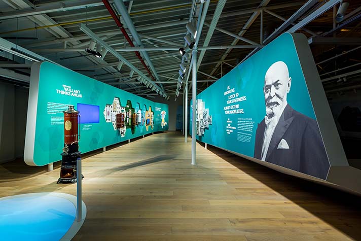 El nuevo espacio inaugurado por Vaillant transita por los 140 años de historia de la marca alemana