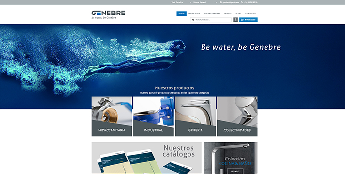 El nuevo portal de Genebre será una herramienta de consulta para todos los clientes 