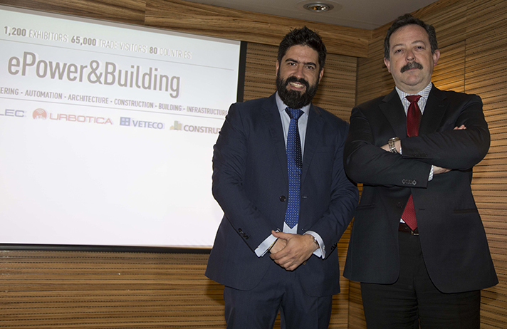 Raúl Calleja, Director de ePower&Building (izq.), y el Director General de Cepco, Luis Rodulfo