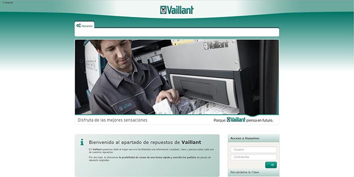 Nueva web de repuestos para instaladores de la marca alemana