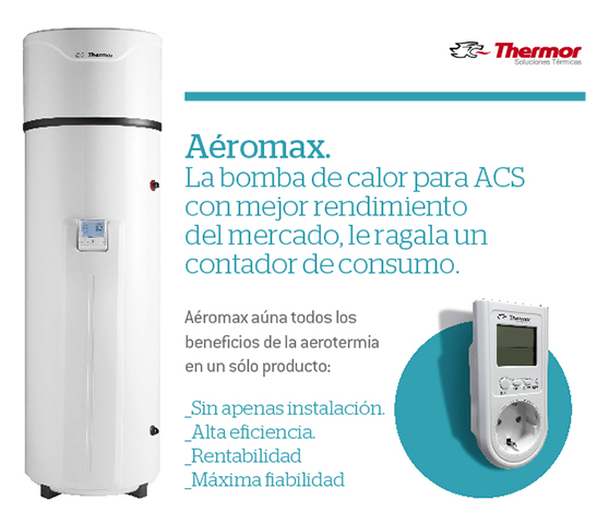 Thermor regala con cada equipo un contador de energía