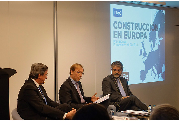 Imagen de la presentación del estudio de Euroconstruct en Madrid