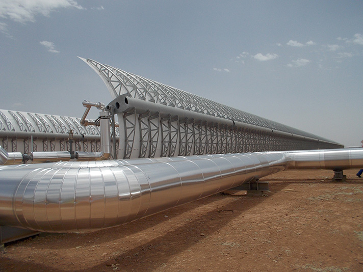La Megaplanta Solar está construida en Ouarzazate (Marruecos) por un consorcio de empresas españolas 