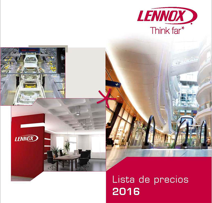 El catálogo de Lennox ofrece un diseño de presentación más atractivo y moderno 
