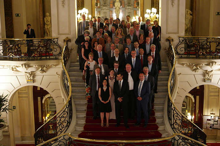 Los asistentes a la Asamblea General de EHI celebrada en Madrid
