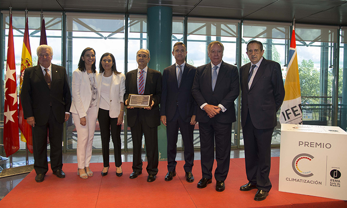 José María Ortiz, con el Premio Climatización 2015