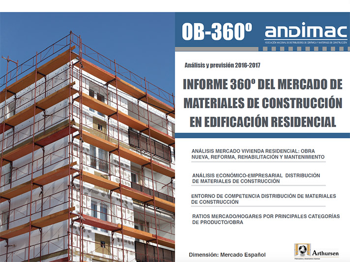 El Informe 360º analiza la evolución del mercado de materiales de construcción