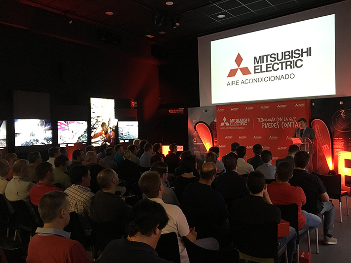 La primera presentación de Mitsubishi Electric se realizó en Málaga