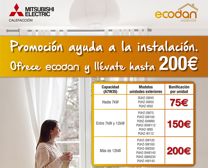 La promoción de Mitsubishi Electric llega hasta el mes de diciembre