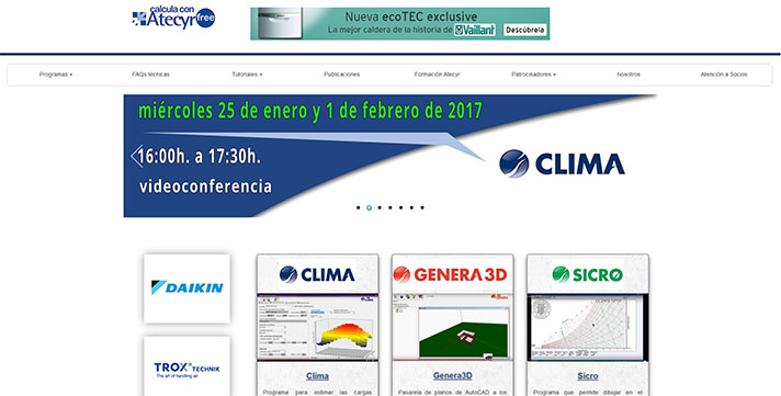 El programa Clima está diseñado para estimar las cargas térmicas de un edificio