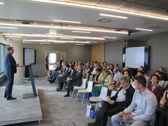 Iván Campos, Director Comercial de Systemair, durante la presentación