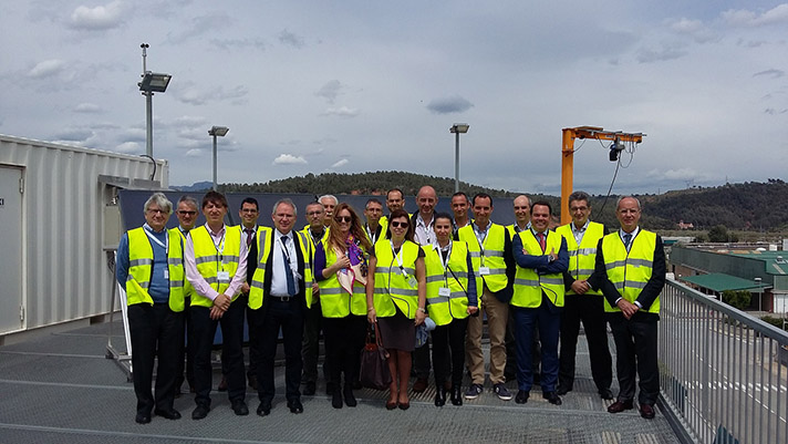 Una delegación de 20 personas de Esade Alumni ha visitado las instalaciones de Fabrisolia