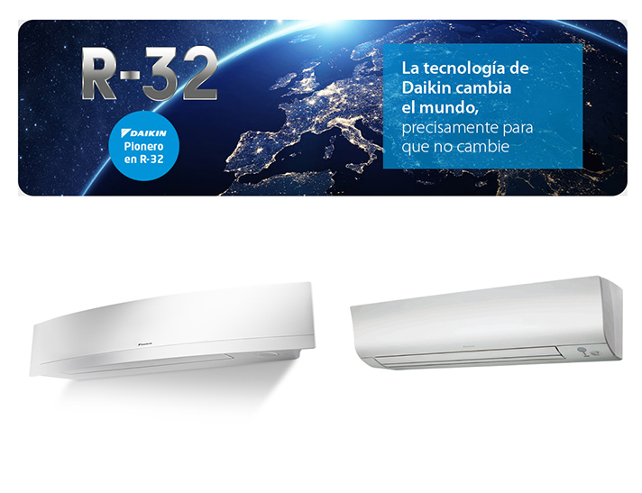 La firma de climatización fue la primera en el mundo en lanzar al mercado unidades con R-32 en noviembre de 2012