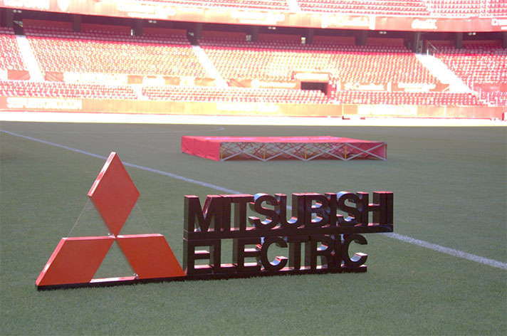 El partido entre el equipo de Mitsubishi Electric y sus clientes se celebró el pasado 7 de junio