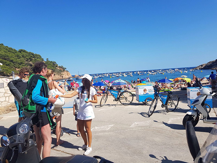 Daikin ha recorrido en el último mes distintas playas a lo largo de todo el litoral español
