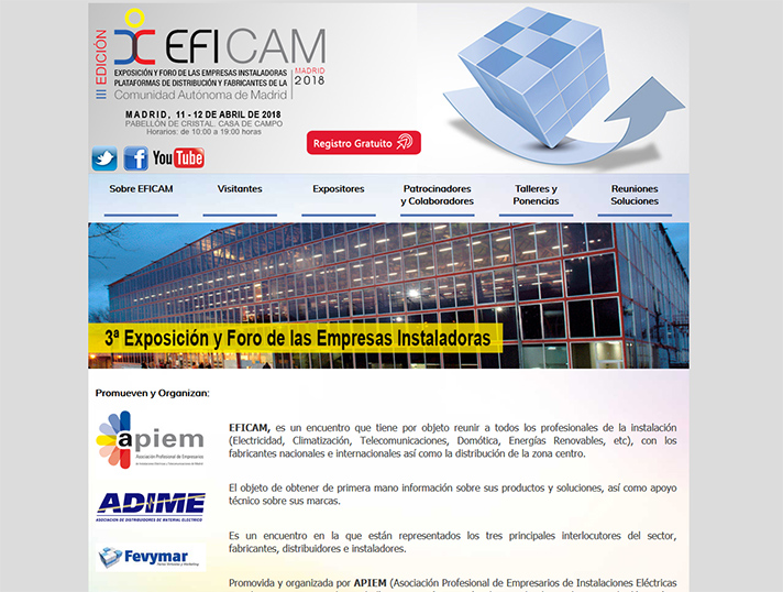 Eficam 2018 se celebrará los días 11 y 12 de abril 