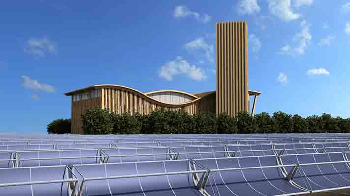 El proyecto pretende transformar el modelo energético de la ciudad mediante el uso de paneles solares y calor urbano