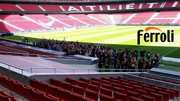 Ferroli presentó sus novedades en el nuevo estadio del Atlético de Madrid