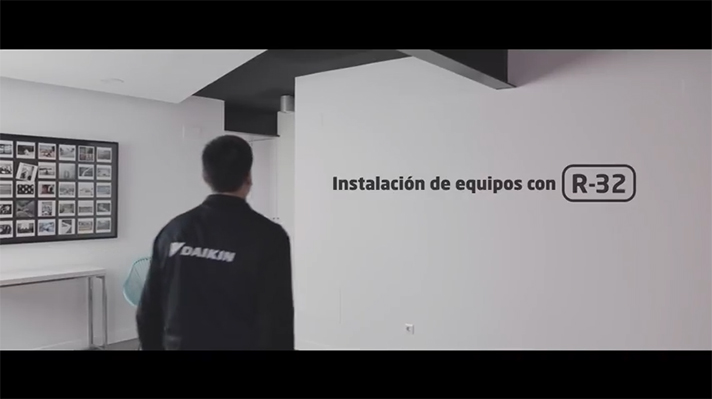Vídeo tutorial de Daikin para la instalación de equipos con R-32