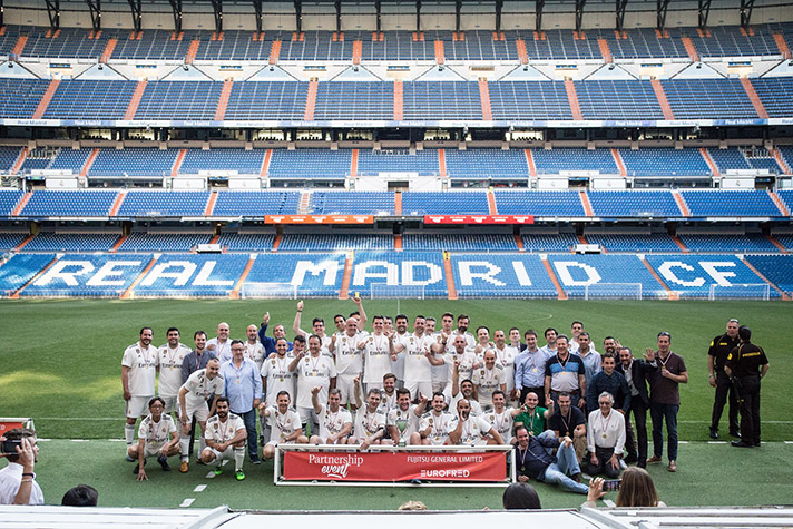 La iniciativa incluyó dos eventos, celebrados en el Estadio Sánchez Pizjuán de Sevilla y en el Estadio Santiago Bernabéu de Madrid