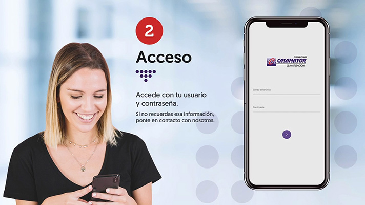 La aplicación facilita la compra del instalador que puede acceder a descuentos especiales