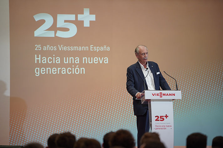 Jürgen Gerhardt, Gerente de Viessmann España, durante su intervención