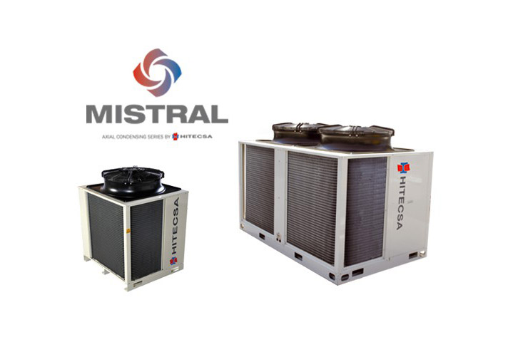 Se trata de dos equipos autónomos partidos con ventilador axial de la serie Mistral