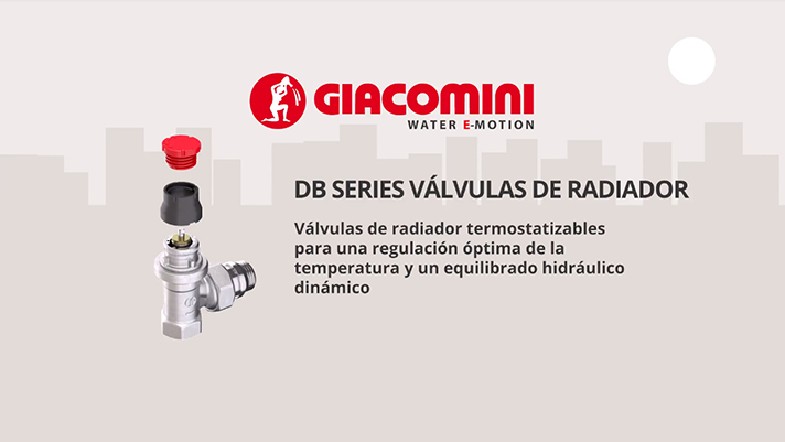 Giacomini muestra cómo funciona y las ventajas de instalar las válvulas termostáticas DB a través de un vídeo