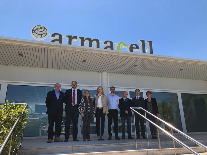 La visita a la fábrica de Armacell Iberia en Begur se produjo el pasado 14 de mayo 