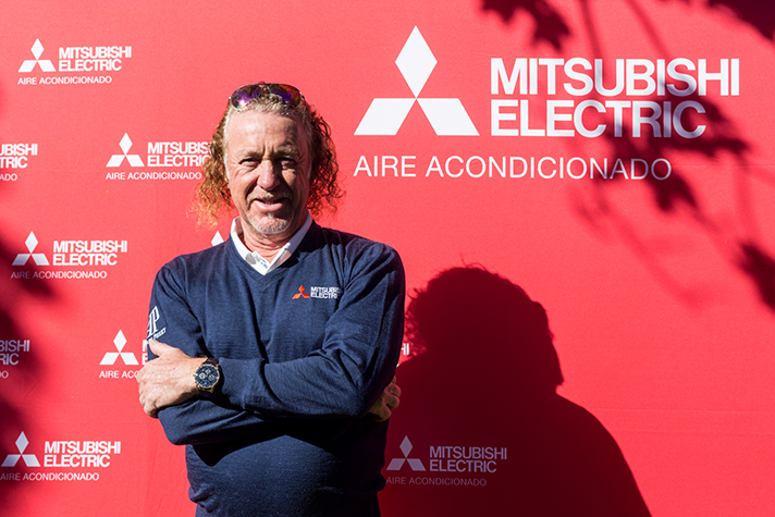 Miguel Ángel Jiménez, embajador global de Mitsubishi Electric